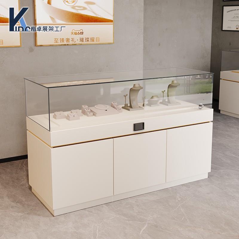博物馆展柜瓷器精品木质展示柜古董珠宝首饰玻璃柜台产品展览柜台