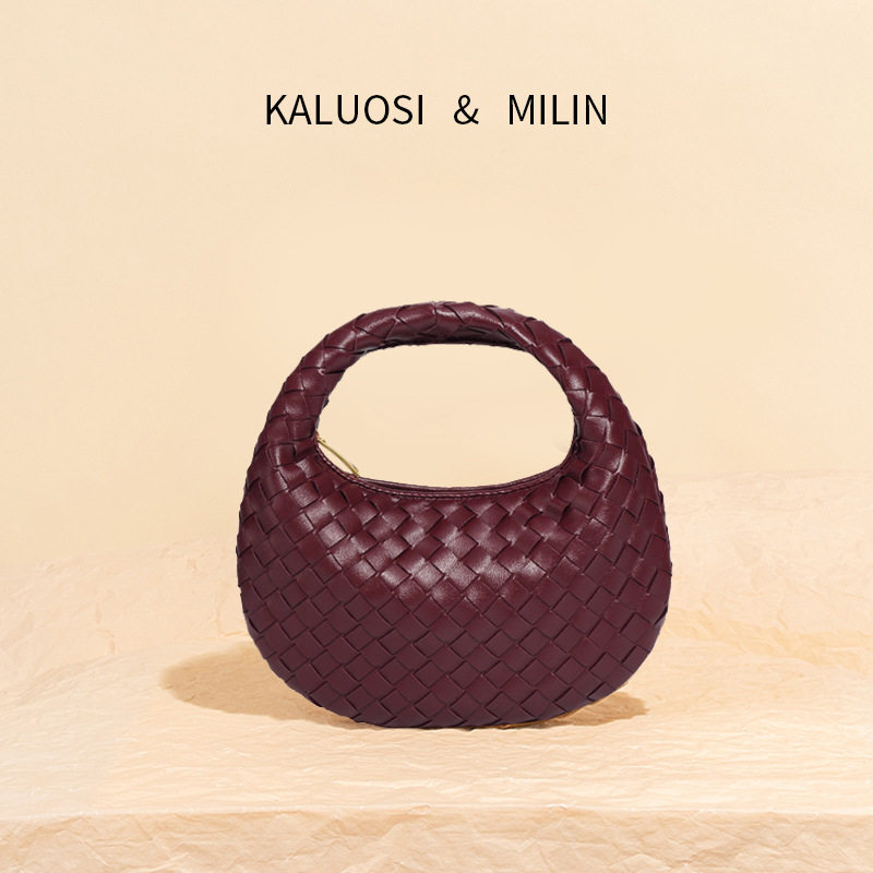 2026新款感时尚百搭迷你编织包单肩斜挎包口红包链条包小巧精致手