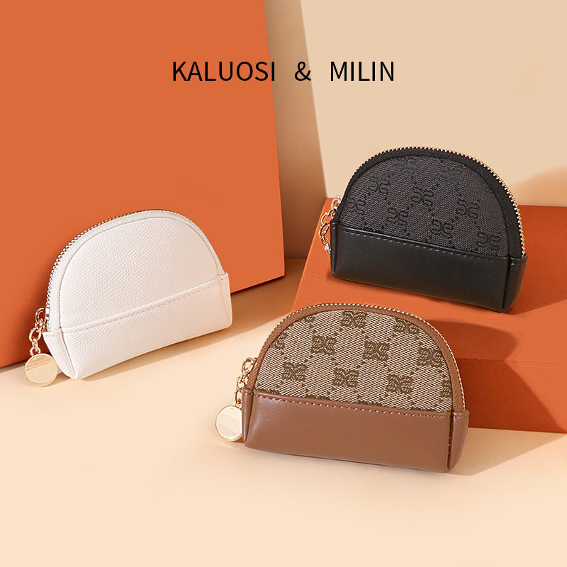 2026新款欧美复古新款零钱包迷你拉链多功能小钱包精致小巧可爱