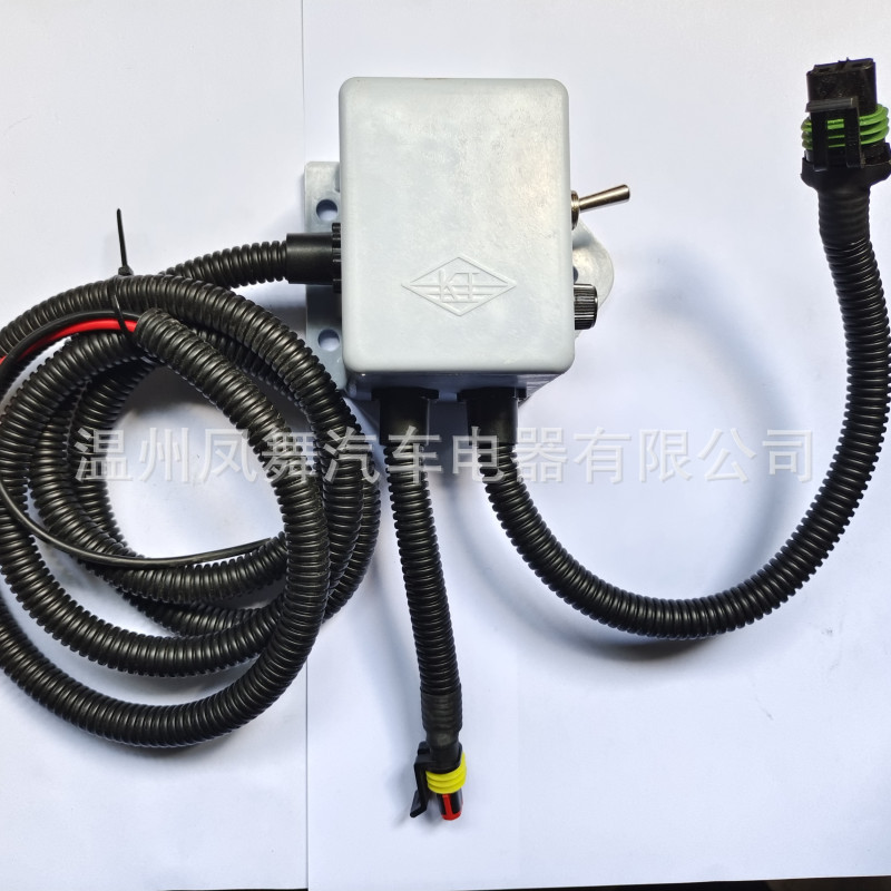 搅拌车24V温控继电器散热线盒