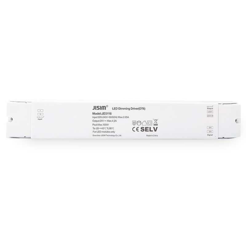 LED灯带DALI调光电源DC24V100W恒压灯条0-10V可控硅调光驱动电源