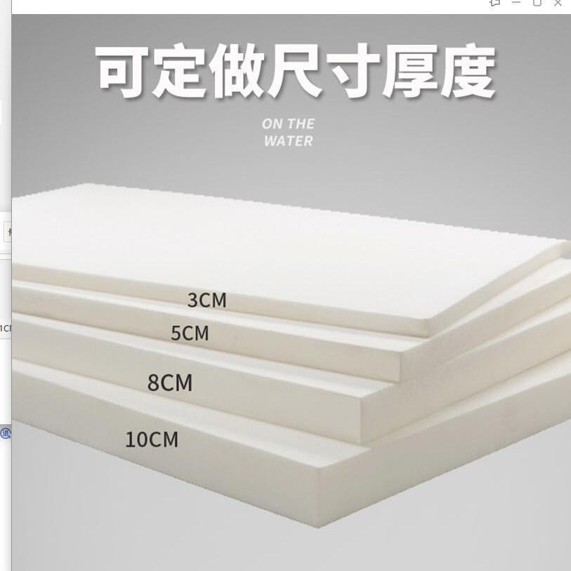 海绵床垫加厚高密度可折叠家用单双人学生宿舍出租屋床垫外贸图片