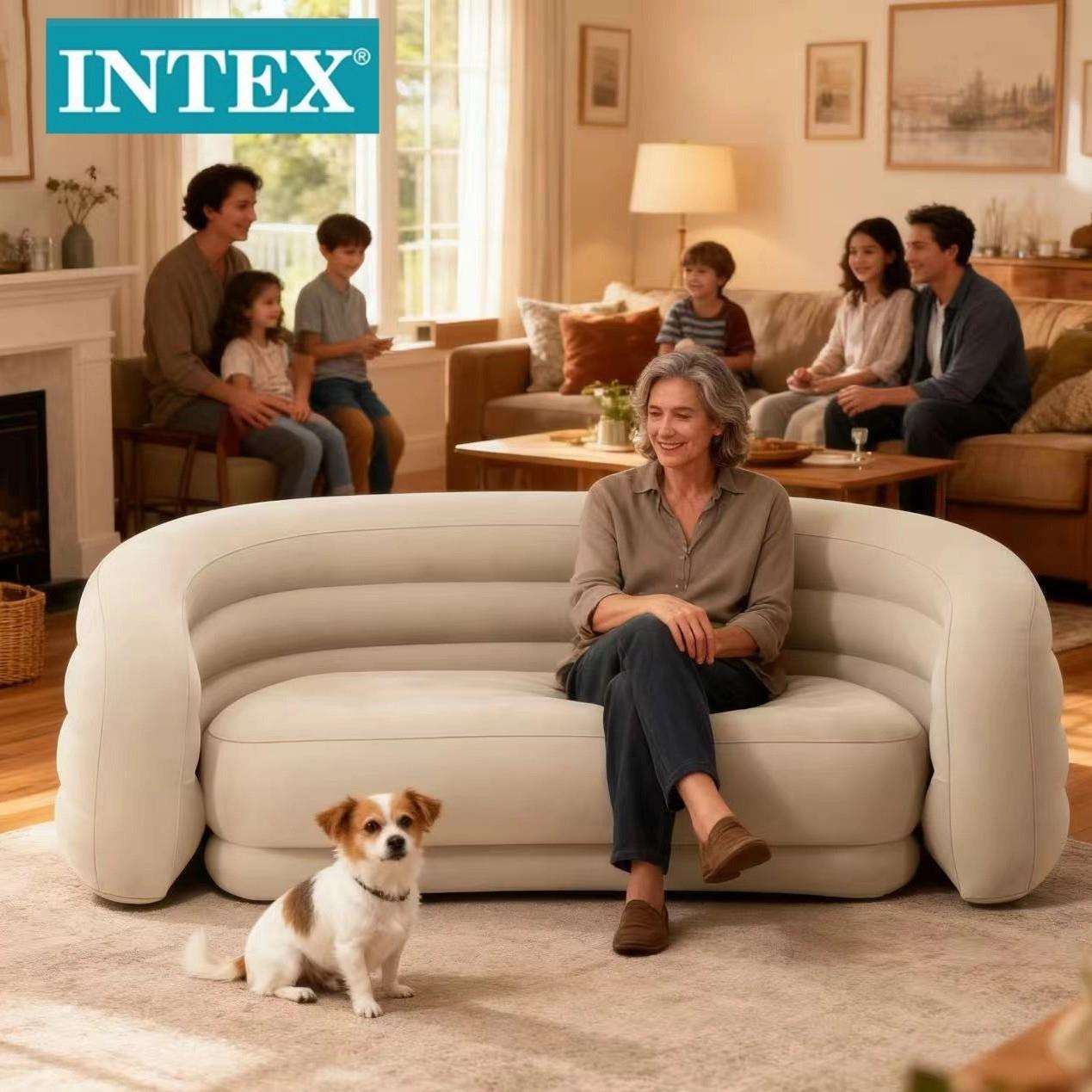 INTEX66571沙发居家懒人简易充气沙发多功能简约沙发