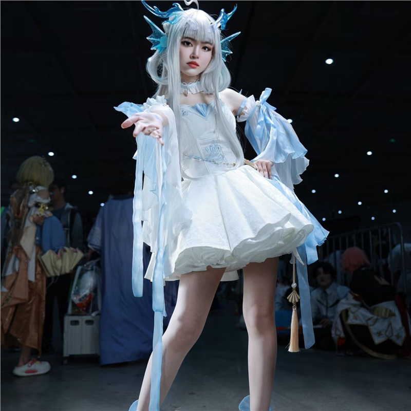 王者荣耀cos服 西施归之若水cos服 周边高定 cosplay公主裙洛丽塔