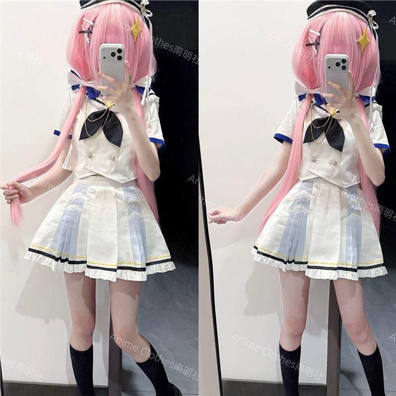 永雏塔菲保健委员新衣帽子配饰服装雏草姬水手服塔菲cos服