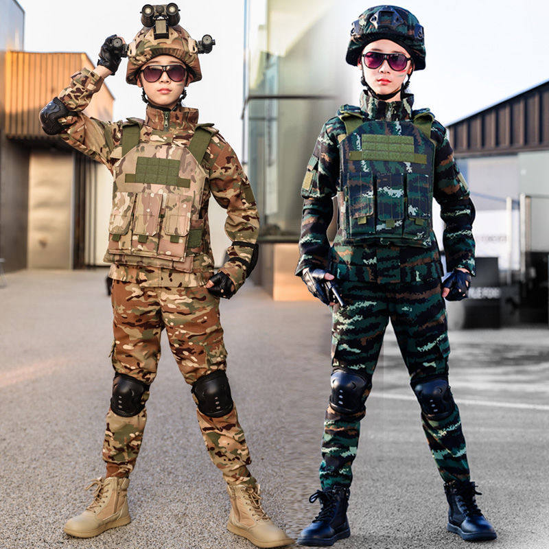 2026新款儿童迷彩服全套儿童特种兵作战服幼儿园军训帅气套装表演