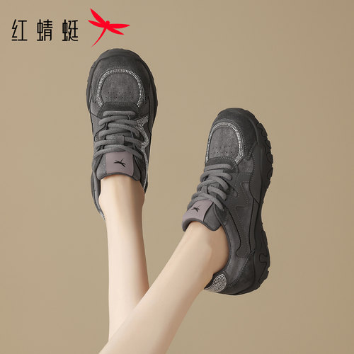 红蜻蜓德训鞋女运动通勤休闲百搭