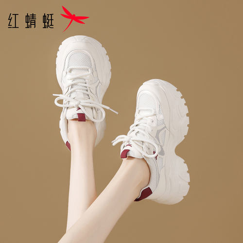 红蜻蜓女鞋夏季新款运动老爹鞋