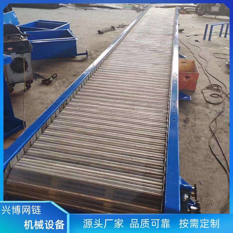 网带输送机耐高温流水线网链传送带自动输送设备不锈钢网状输送机