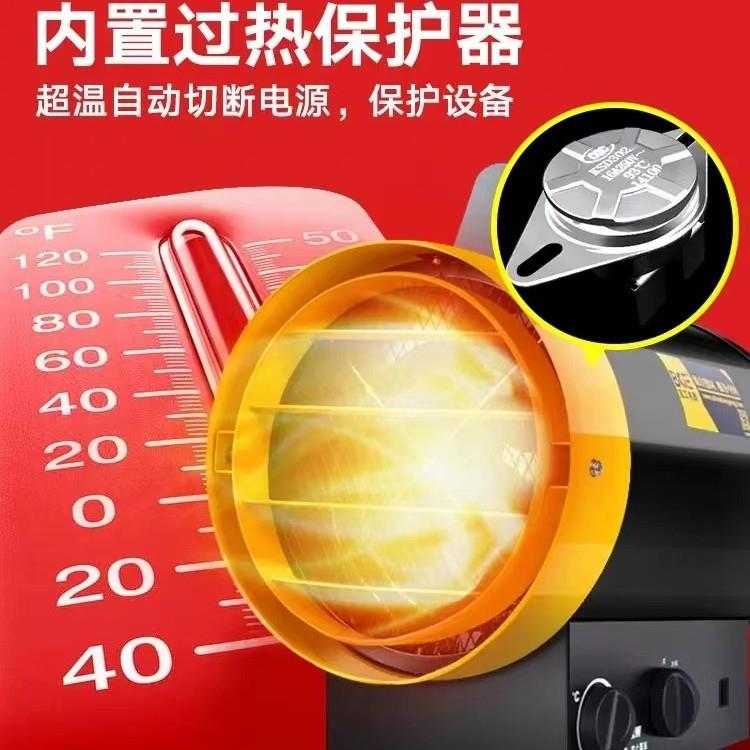 厂家宝工高温电加热BGP1308-03-19G暧风机大功率取暖器加热器