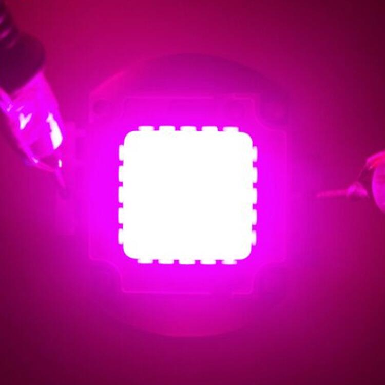 LED光源厂家大功率100W集成灯珠 全光谱380-840nm植物补光led灯珠