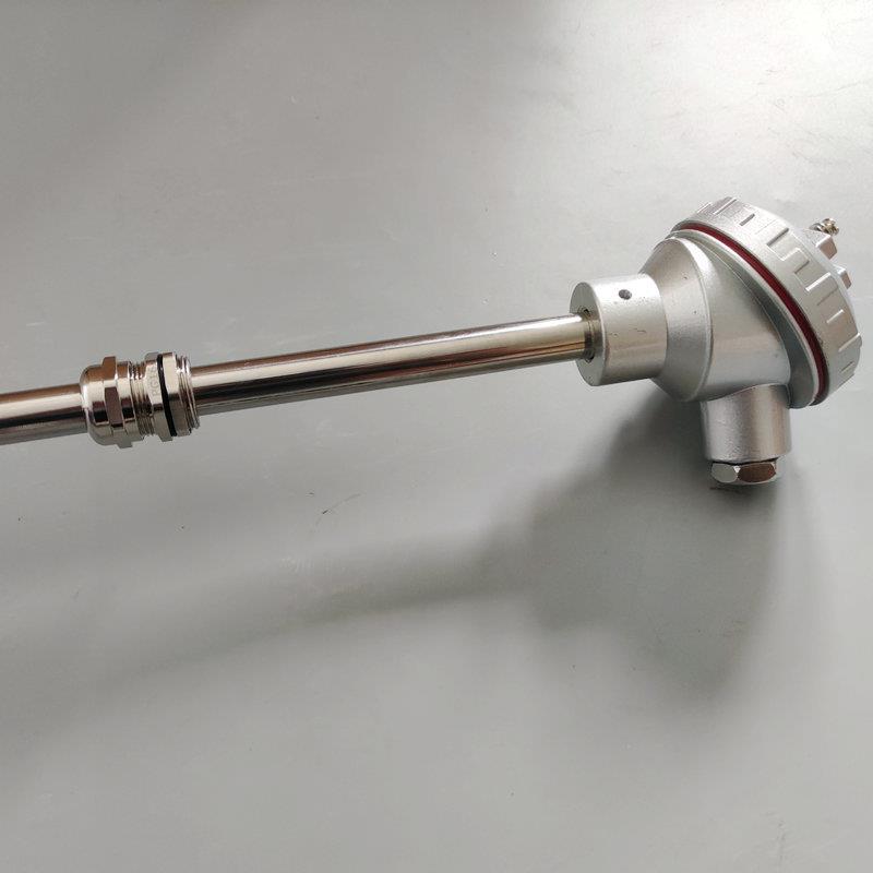 PT100热电偶T K型E型压簧式热电偶可调压簧温控仪探头