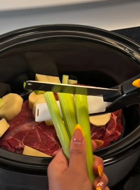 手残党就用这个~剪刀切菜多用刀