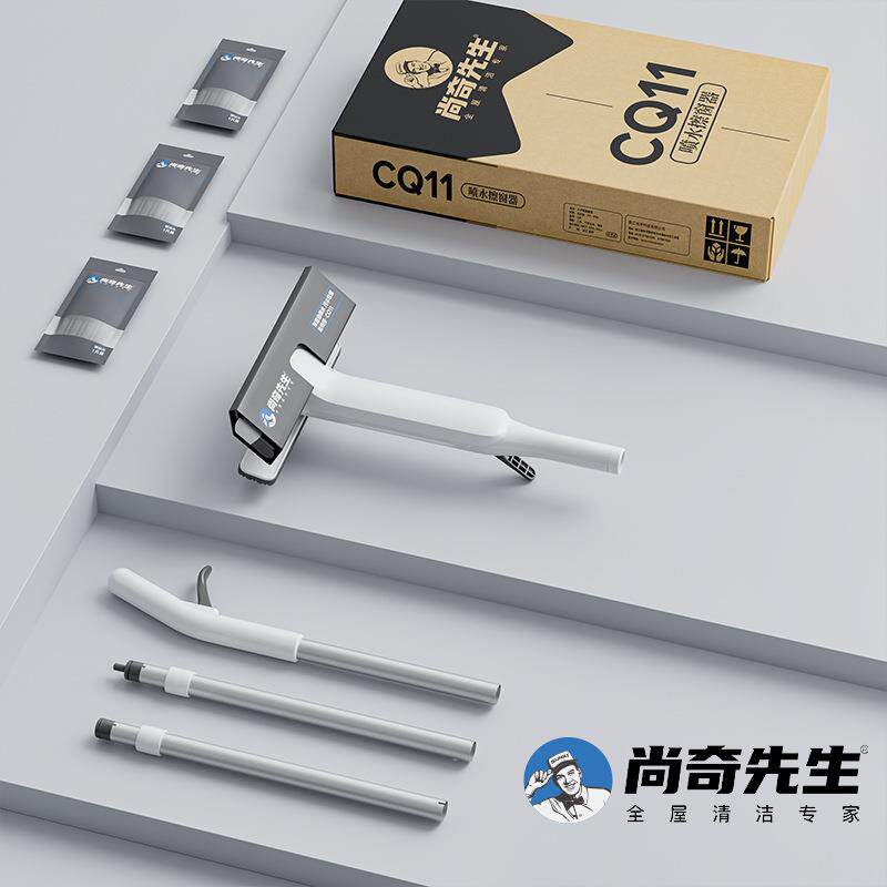 擦玻璃神器家用窗户清洁高层窗外双面擦家政开荒保洁工具专用刮子