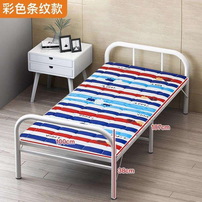 折叠床单人床家用成人午休床简易租房儿童床木板午睡单人沙发铁床