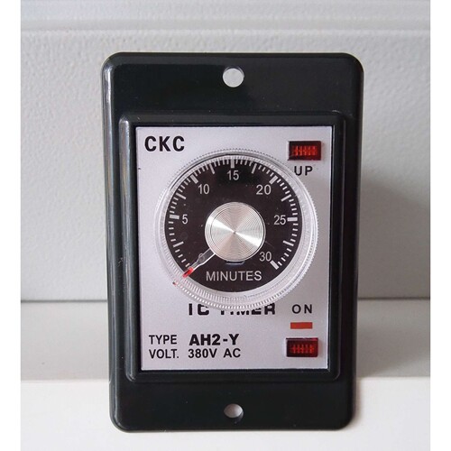 AH2-Y时间继电器拌料机混色机时间控制器AH2-YE塑料搅拌机380V30M