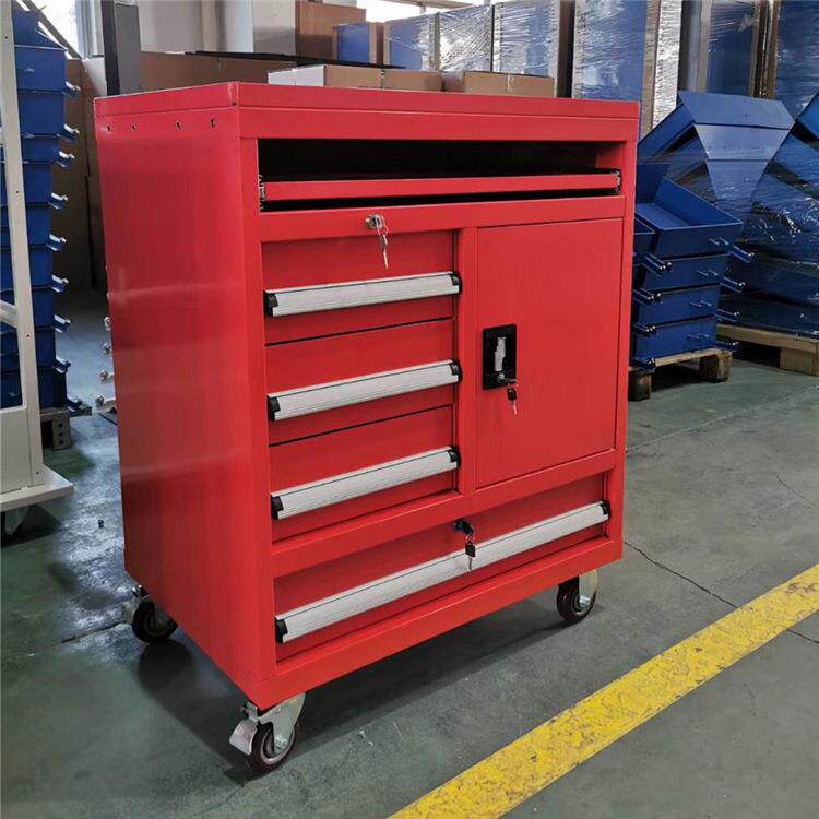 工业级加厚抽屉式重型五金工具车 多功能工具维修车车间工位车柜