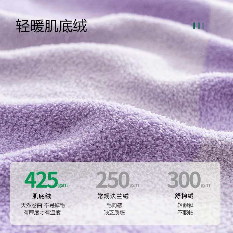 绘睡肌底绒毯午睡盖毯沙发毯保暖双面针织毯加厚小毯子一件代发