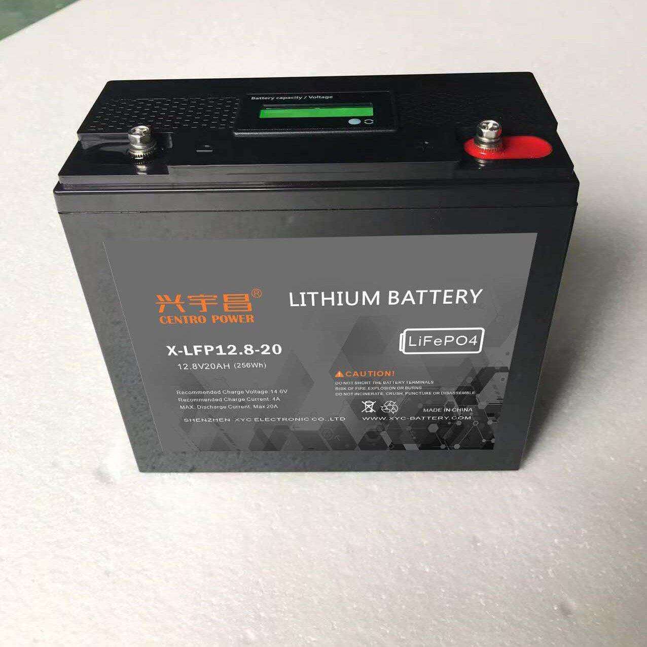 铅酸改锂电12V20AH磷酸铁电池 12.8V 20AH 锂铅电池电