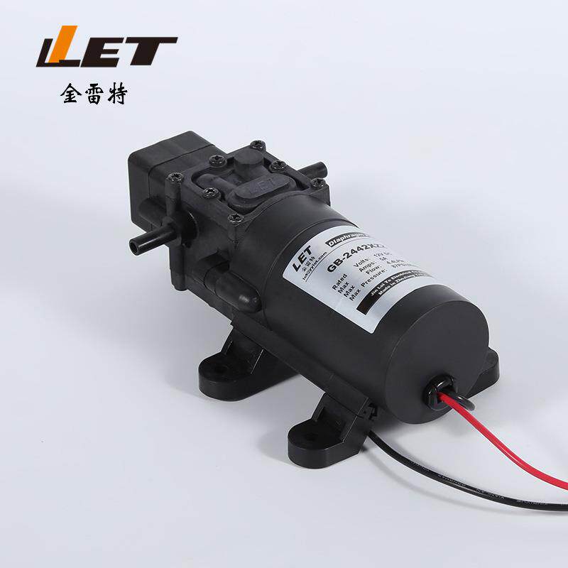 GB-2442XZZ 12V 24V洗车微型隔膜泵 农用高压洗车泵 车用洗水泵