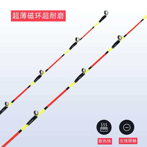 筏道超薄全瓷环筏钓竿稍筏竿稍2.6玻纤伐竿筏杆2.8桥筏桥海筏稍