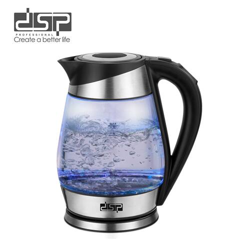 DSP/丹松 电热水壶烧水壶家用1.7L容量泡茶不锈钢电水壶KK1283