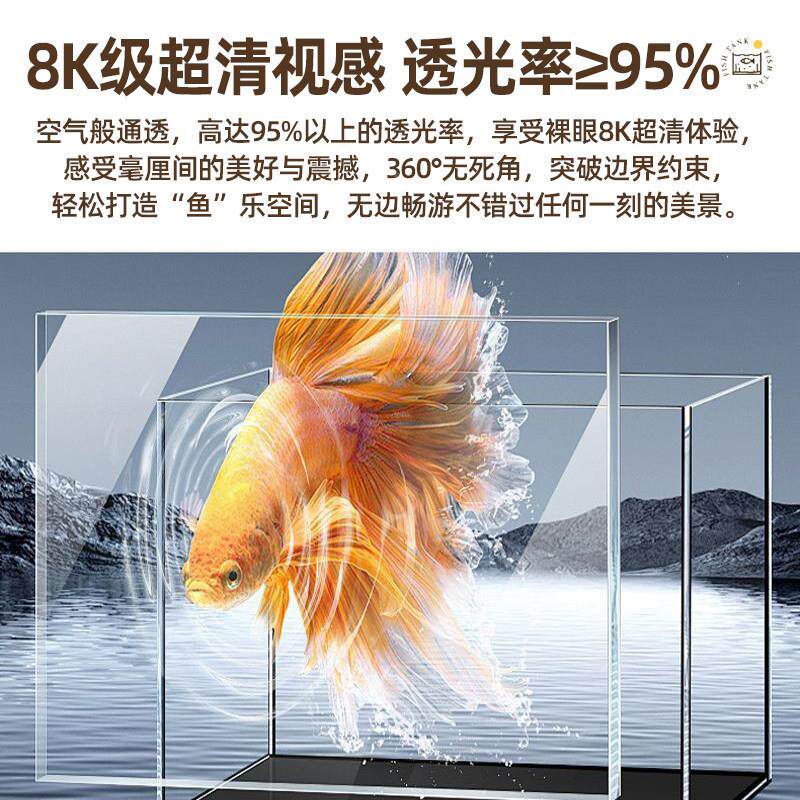 缸带柜子一体免水底鱼柜鱼缸架金属底架底座草缸换鱼水缸架子IJW