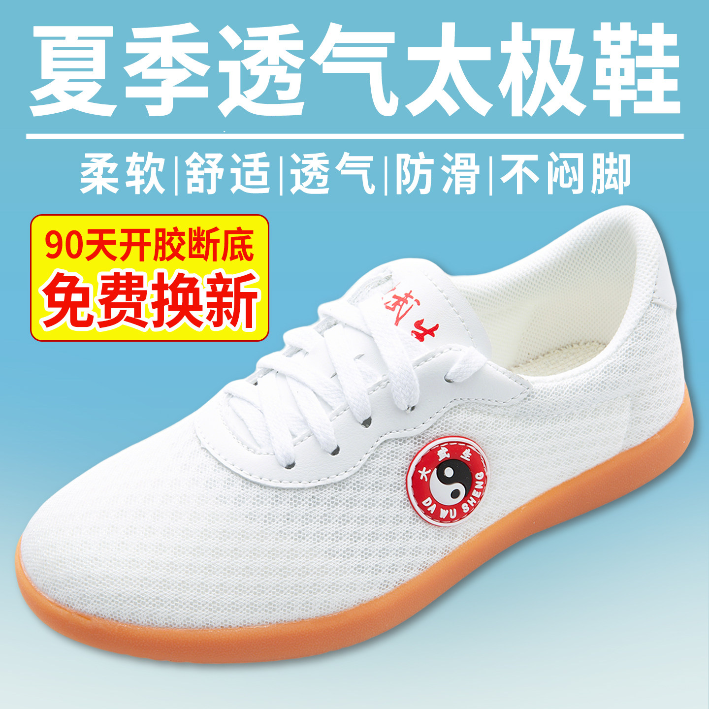 大武生透气网眼太极鞋专业练功鞋