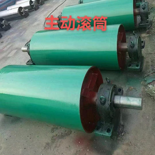重型传动滚筒铸胶胶面煤矿输送带主动滚筒改向 各类工业滚筒