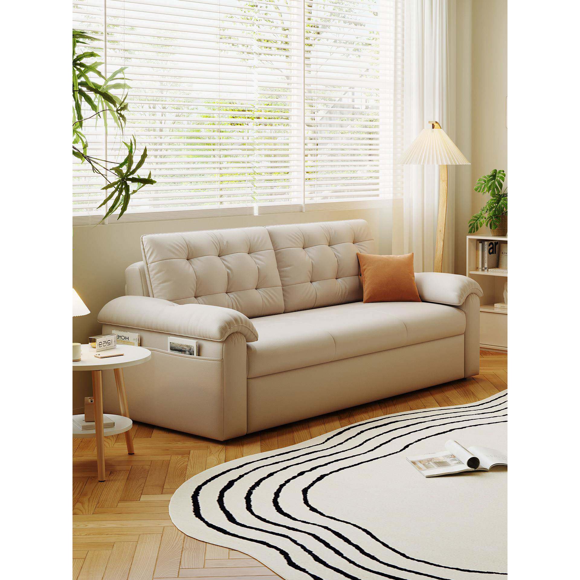 沙发床折叠两用2026新款一体小户型客厅书房可长期睡坐卧单人沙发