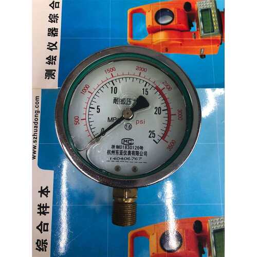 杭州东亚耐震压力表YN100 1.6 2.5 4 6 10 16 25 40 60 100MPA