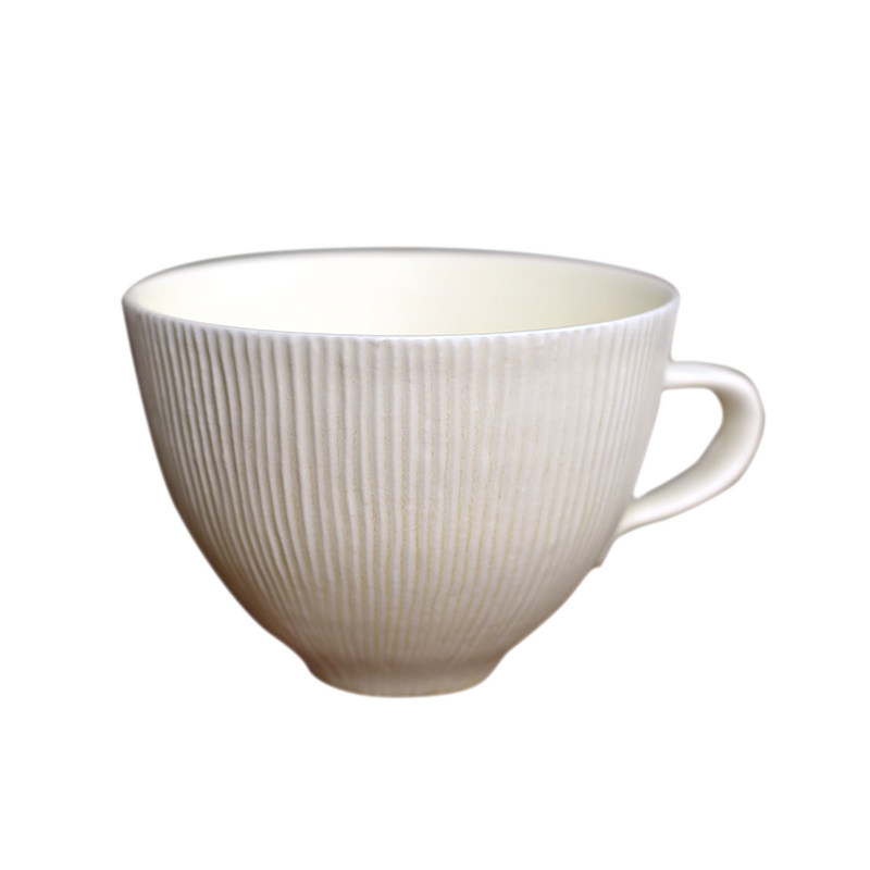 言己生活景德镇贝壳系列陶瓷咖啡杯套装拉花杯拿铁下午茶杯家用