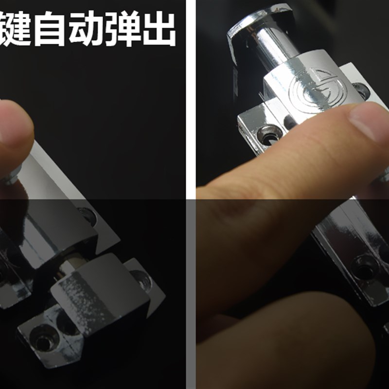 自动弹簧插销406按压式门栓适用卫生间门窗电柜箱 家工业用图片