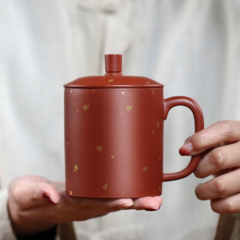 宜兴女士紫砂杯个人专用小号茶杯纯手工高档泡茶水杯子原矿大红袍