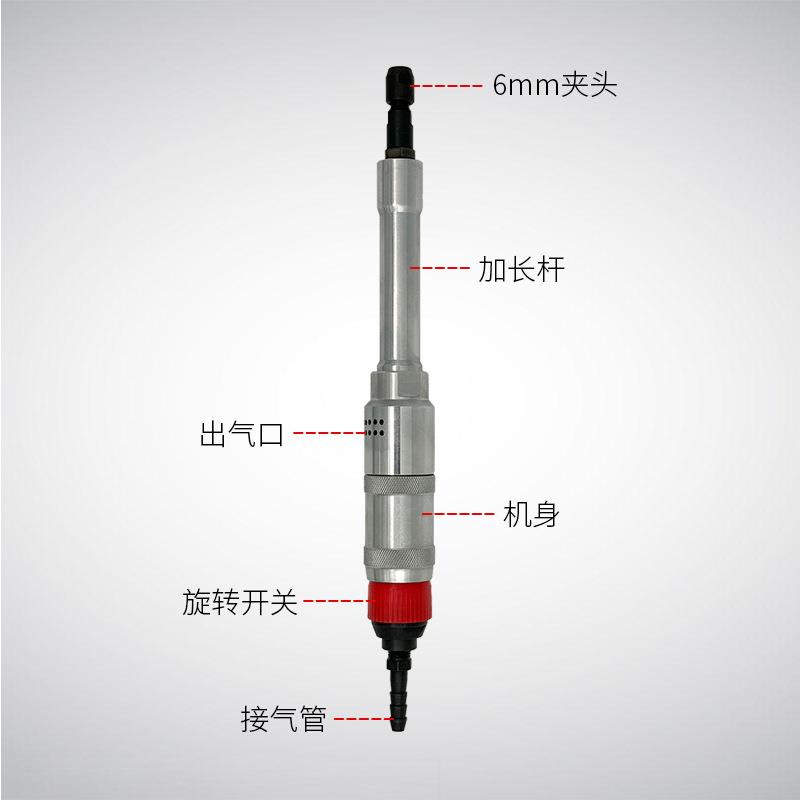 气动砂轮机S40-300/360/450/580气磨机加长型工业行家选抛光打磨