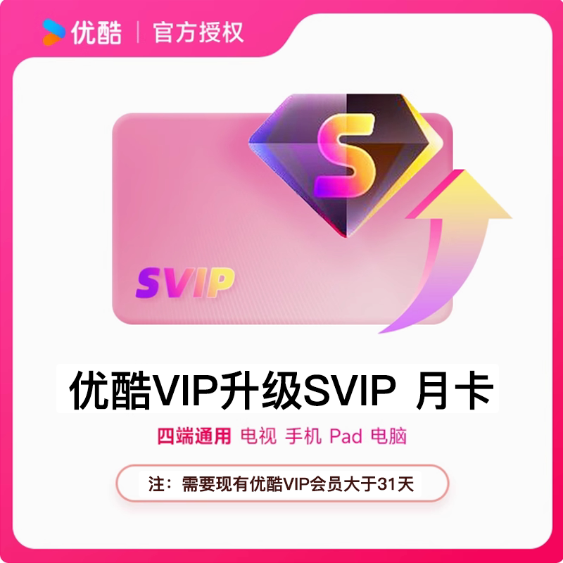 优酷VIP会员升级优酷SVIP会员图片