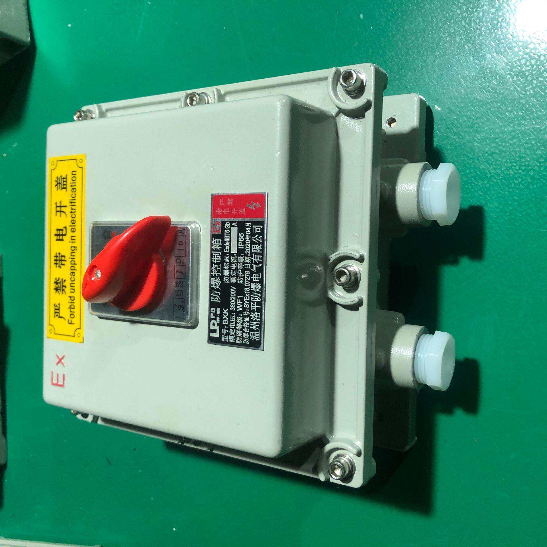 防爆开关三相380V 32A/63A空开防爆断路器BDZ52-2P3P4P防爆控制箱