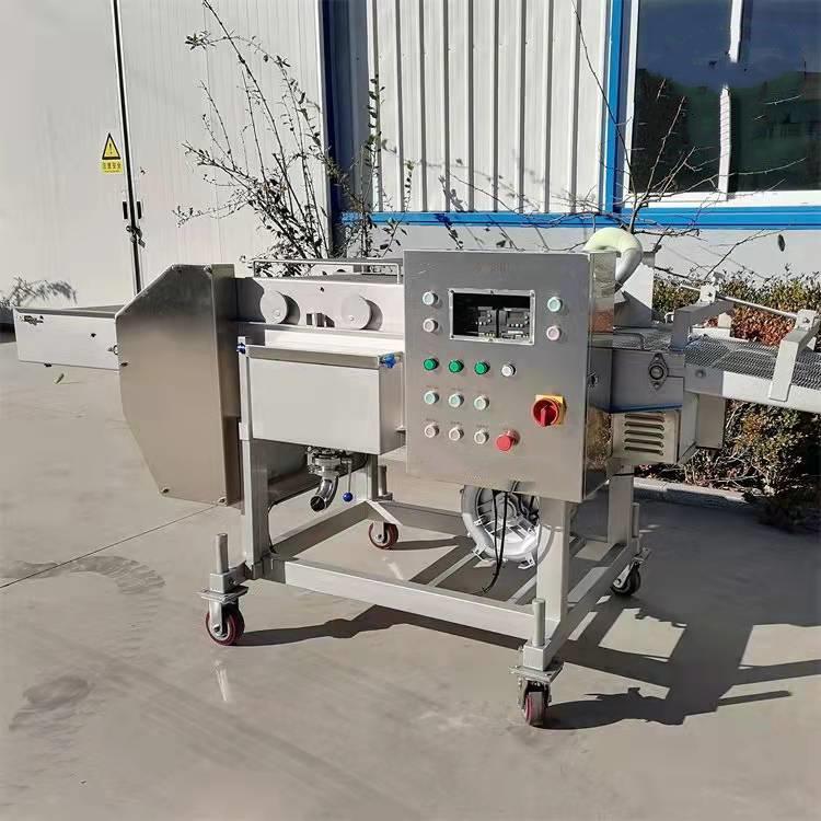 全自动小鲳鱼上浆机大型网带式浸浆流水线商用肉条淋浆浸浆机