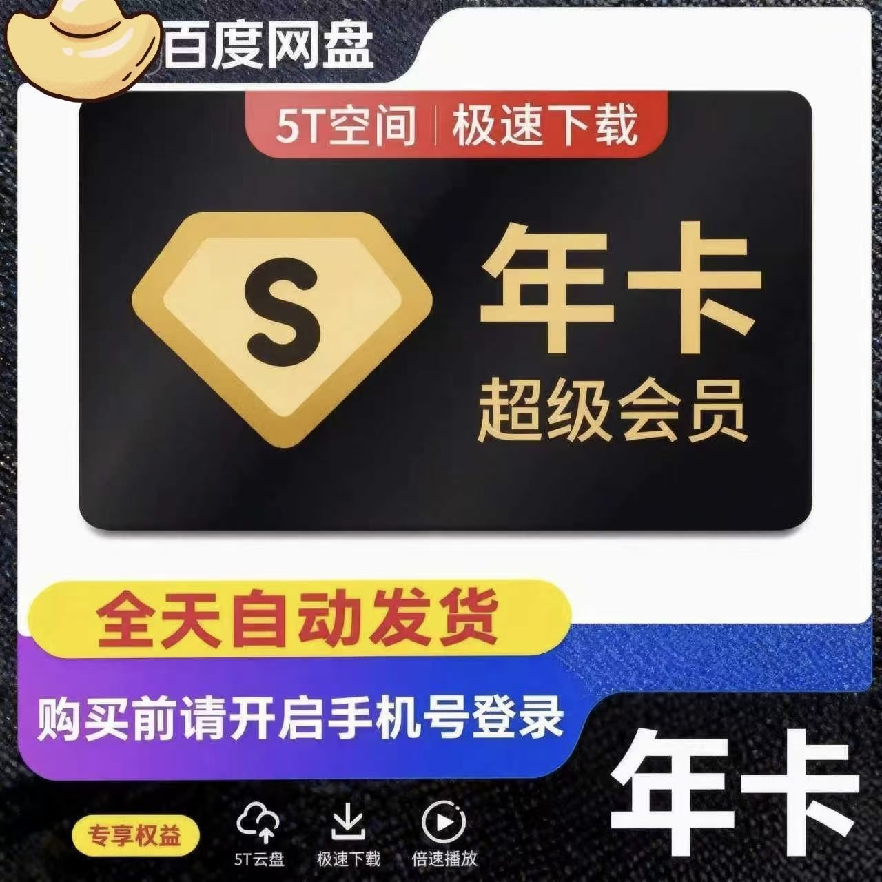 百度网盘超级会员年卡