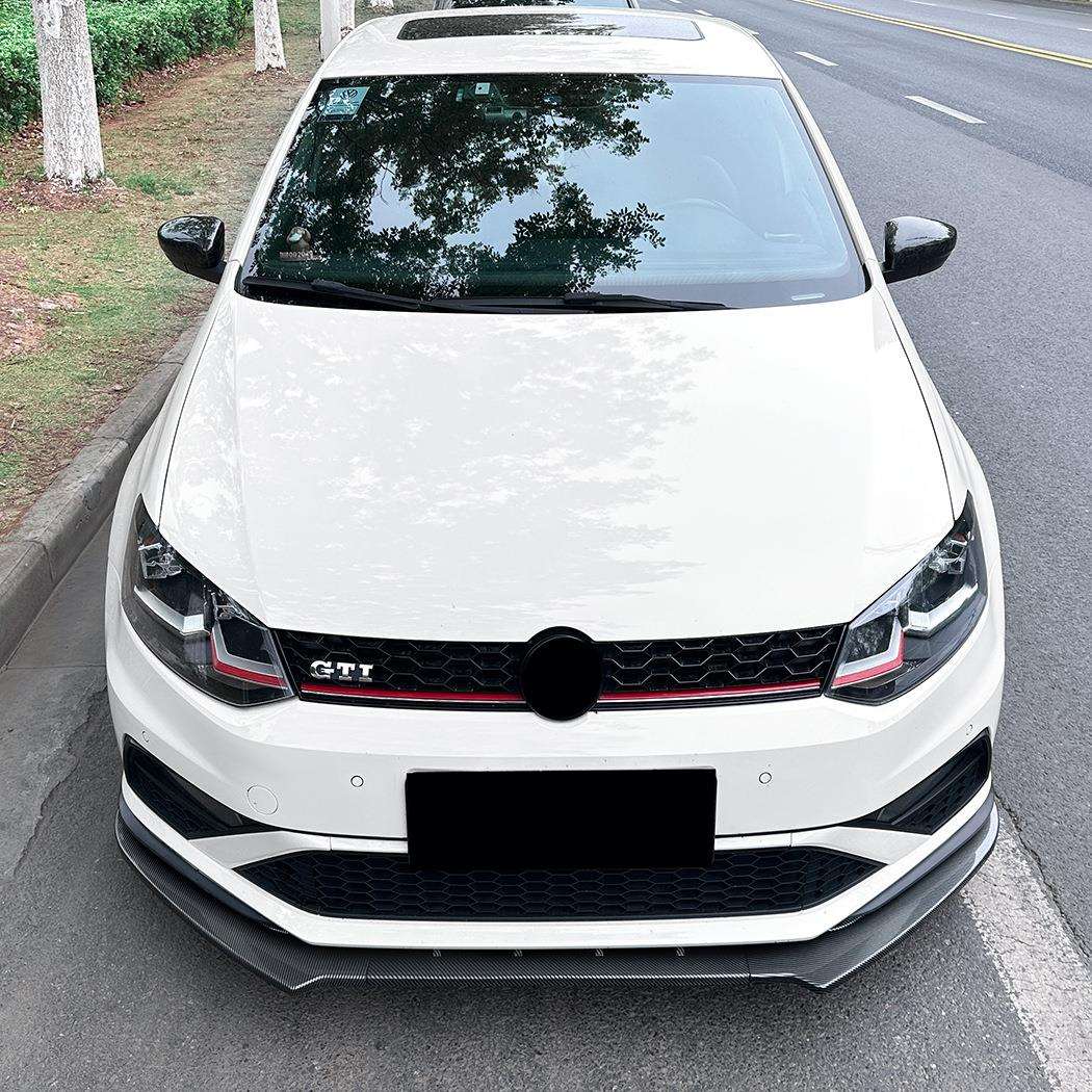 适用大众Polo MK5 6C GTI 2015-2018前杠前铲前唇扰流板跨境改装