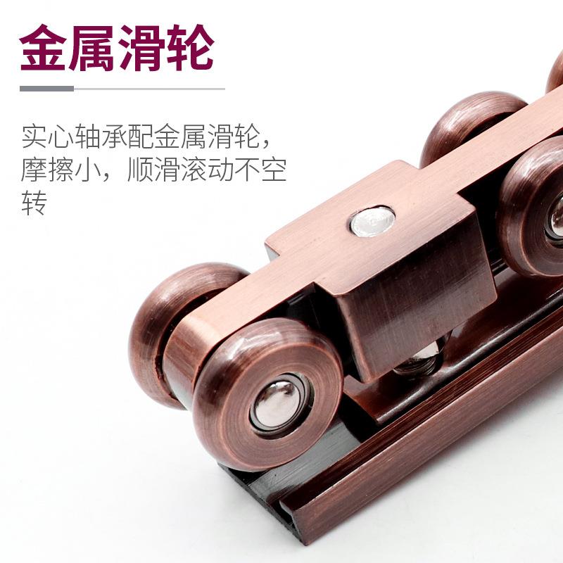 金属吊轮家用阳台门移门滑轨配件木门静音轴承门趟轮重型吊轨滑轮