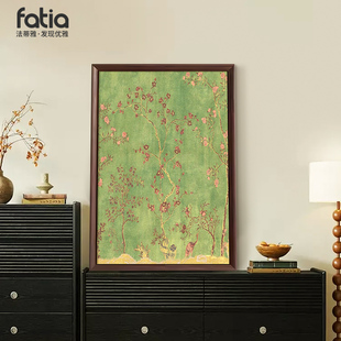 法式复古油画玄关装饰画电视柜摆画中古风高级感挂画入户餐厅壁画