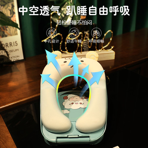 午睡枕小学生专用趴睡枕儿童睡觉神器教室桌上摺叠午休趴趴抱枕女