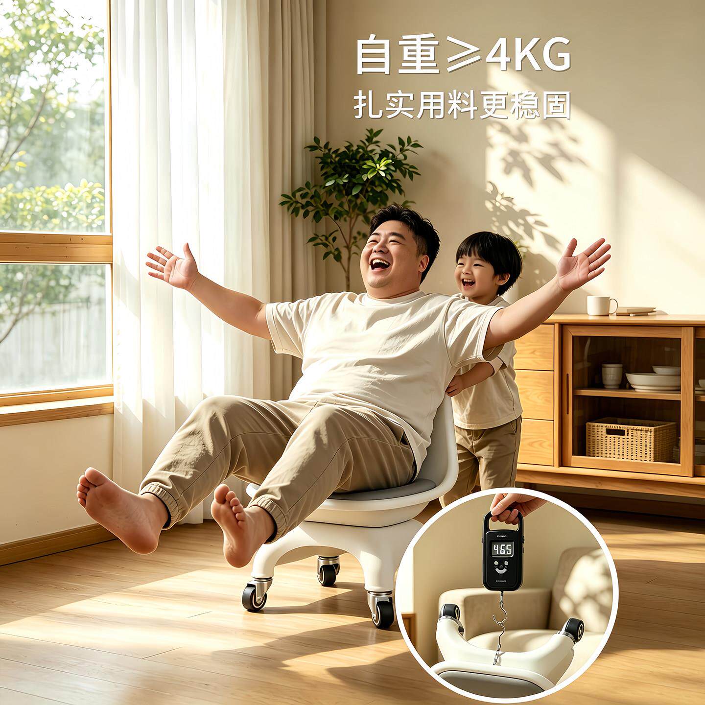 6万向轮小凳lx2026-9子用矮凳客茶厅小坐凳几家带靠背小椅子大人