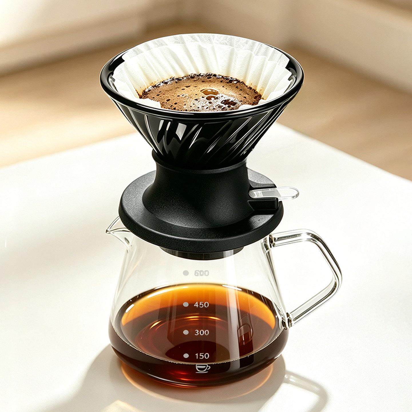 陶瓷聪明杯手冲咖啡V60萃取tcmb13滤杯式开关浸泡茶过杯滤滴滤泡