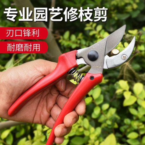 佐川吉729A修枝剪刀果树剪粗枝剪家用手剪花剪园林剪枝剪工具