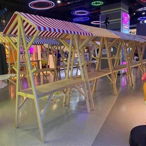 集市摊位架夜市实木质活动棚箱体展示架花车户外景区摆摊商场