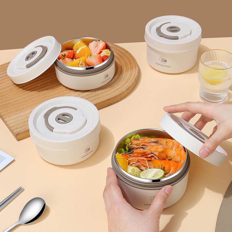 超长保温饭盒桶上班族家用便携可微波炉加热带饭菜碗便当餐盒