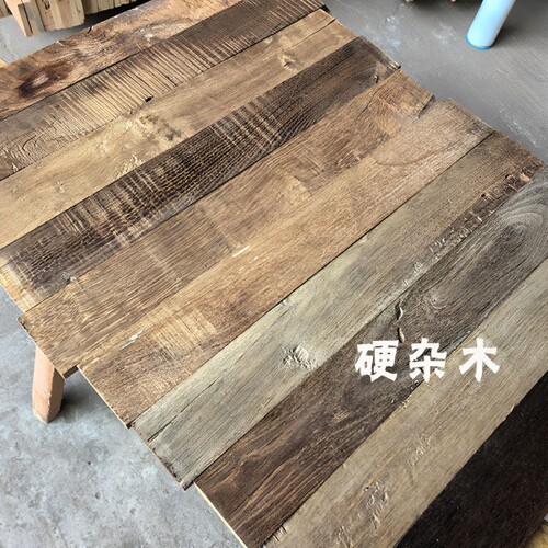 老木株木实木地板复古护墙板