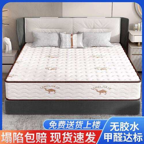 席梦思弹簧床垫经济型软硬两用20cm厚1.5米1.8m乳胶床垫租房家用